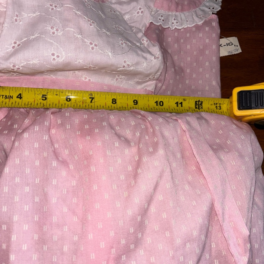 Pink Eyelet Ruffle Maxi Dress - Picture 4 of 6